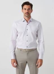Chemise manches longues coupe cintrée gris STRELLSON homme