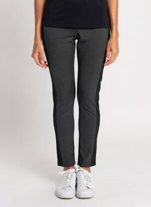 Legging stretch taille normale noir KAROSTAR femme