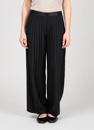 Pantalon large taille normale taille normale noir B.YOUNG femme