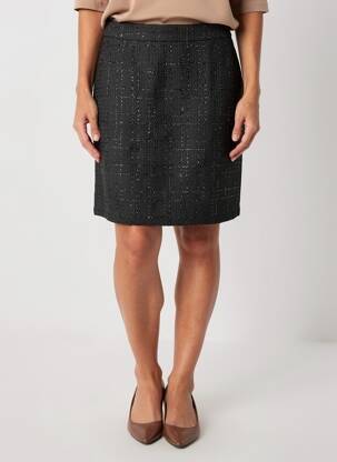Jupe courte taille à pinces noir CREAM femme