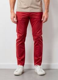 Pantalon slim tissage popeline taille normale orange DIGEL homme