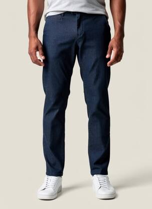Pantalon chino poches taille normale bleu TELERIA ZED homme