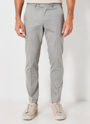 Pantalon slim tissage chiné taille normale gris DIGEL homme