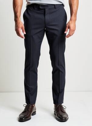 Pantalon slim taille à pinces taille normale bleu STRELLSON homme