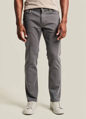 Pantalon slim tissage chiné taille normale bleu TELERIA ZED homme