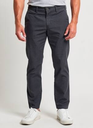Pantalon chino stretch taille normale gris TELERIA ZED homme