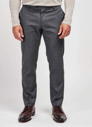 Pantalon slim tissage chiné taille normale gris STRELLSON homme