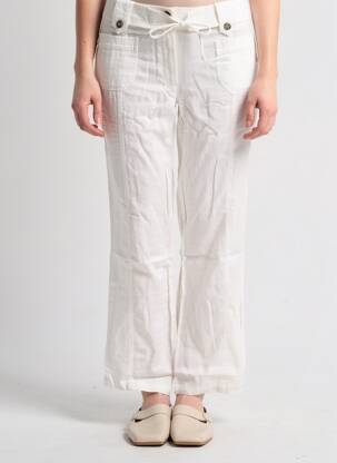 Pantalon flare taille normale taille normale beige PHILDAR femme