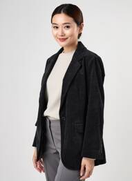 Blazer manches longues noir CREAM femme