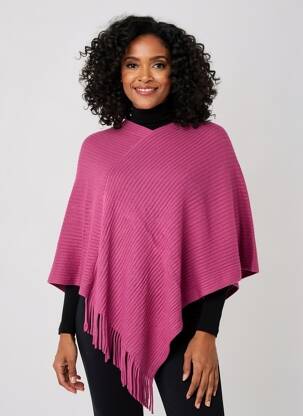 Poncho coupe ample vert MOLLY BRACKEN femme