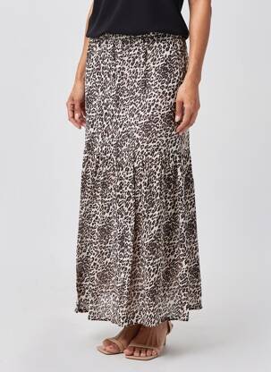 Jupe longue taille haute noir MOLLY BRACKEN femme