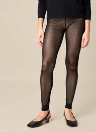Legging stretch taille normale noir SINEQUANONE femme