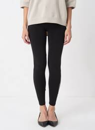 Legging tissage jersey taille normale noir GUESS femme