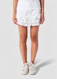 Jupe courte poches blanc GUESS femme