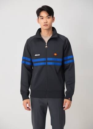Veste casual resserrée sur le bas noir ELLESSE homme