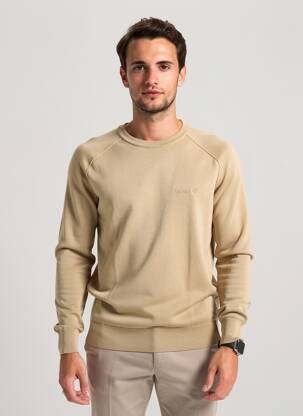 Pull stretch manches longues beige TIMBERLAND homme