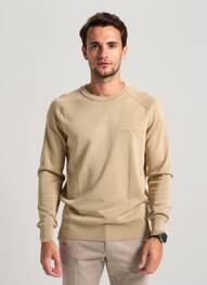Pull stretch manches longues beige TIMBERLAND homme