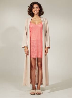 Nuisette/combinette stretch rose MOMONI femme