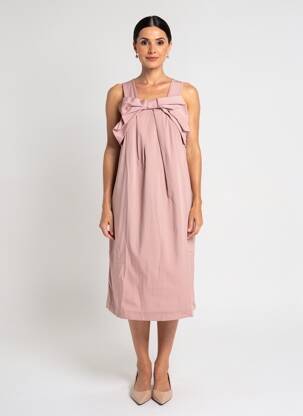 Robe mi-longue sans manche sans manche violet HOSS femme