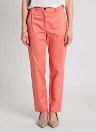 Pantalon droit taille élastique rose MON N°2 femme