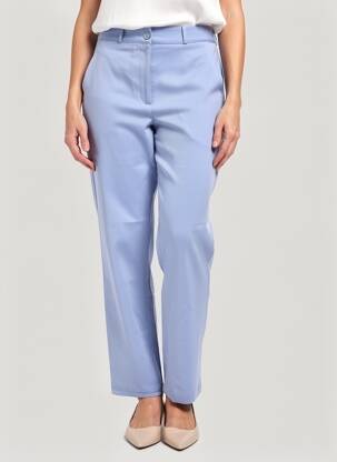 Pantalon droit taille élastique bleu clair MON N°2 femme