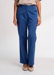 Pantalon droit taille élastique bleu fonce MON N°2 femme