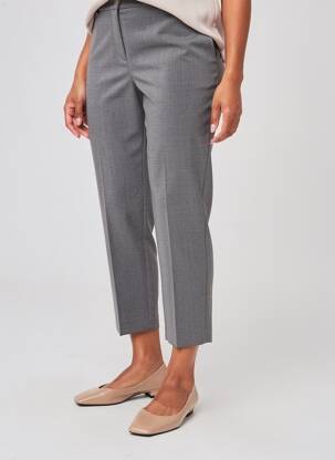 Pantalon 7/8 stretch taille normale gris REVD'ELLE femme