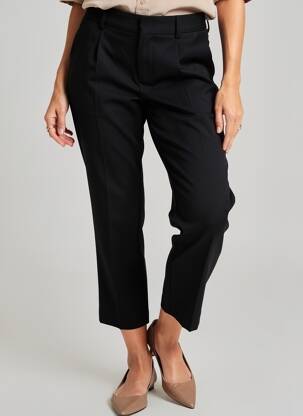 Pantalon 7/8 stretch taille normale noir ANNA ELLIS femme