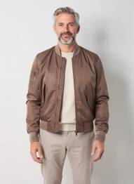 Blouson poches marron CARNET DE VOL homme
