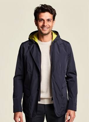 Blazer poches bleu CARNET DE VOL homme