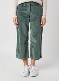 Pantalon 7/8 stretch taille normale vert SAINT JAMES femme