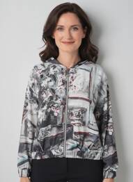 Veste casual coupe droite noir DOLCEZZA femme