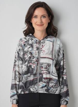 Veste casual coupe droite noir DOLCEZZA femme