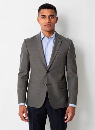 Blazer tissage chiné gris NINO LORETTI homme