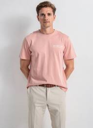 T-shirt coupe droite manches courtes rose STREET ONE homme