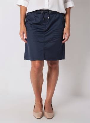 Jupe courte poches bleu CECIL femme
