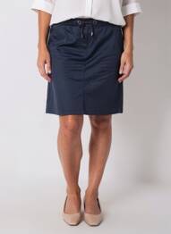 Jupe courte poches bleu CECIL femme