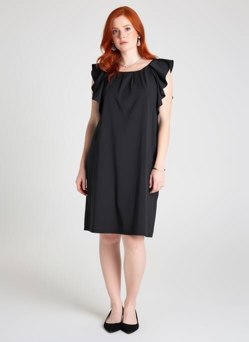 Robe courte manches courtes manches courtes noir MOLLY BRACKEN femme