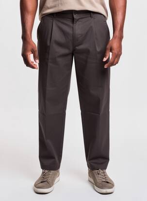 Pantalon chino stretch taille normale marron JACK & JONES homme