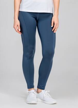 Legging effet matière satinée taille haute bleu DAMART femme