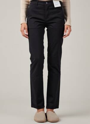 Pantalon chino stretch taille normale noir LE COQ SPORTIF femme