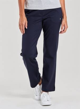 Pantalon droit taille élastique taille normale bleu DAMART femme