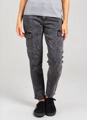 Pantalon cargo taille normale taille normale gris DESIGUAL femme