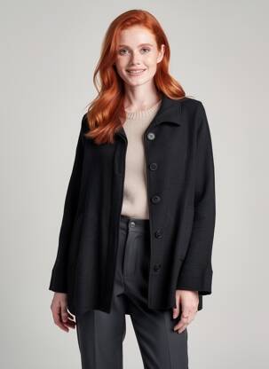 Veste casual poches noir BANDITAS FROM MARSEILLE femme