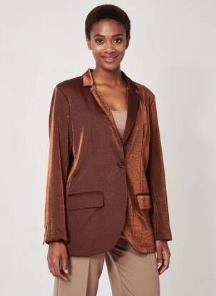 Blazer poches orange BANDITAS FROM MARSEILLE femme