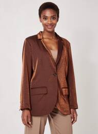 Blazer poches orange BANDITAS FROM MARSEILLE femme