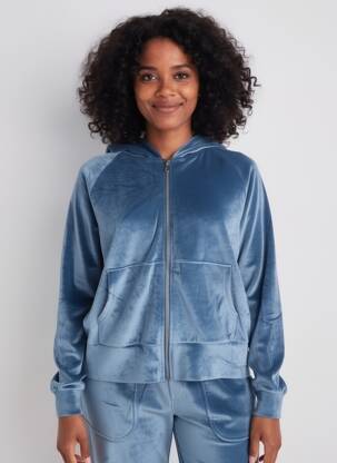 Ensemble pantalon fermeture zippée au dos bleu LINGADORE femme