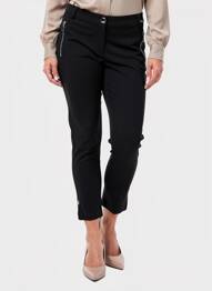 Pantalon 7/8 stretch taille normale noir AIRFIELD femme