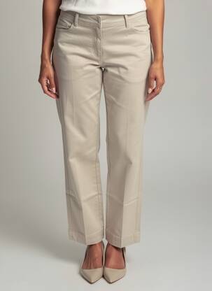 Pantalon droit stretch taille normale beige SPORTALM femme