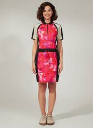 Robe courte manches courtes manches courtes noir SPORTALM femme